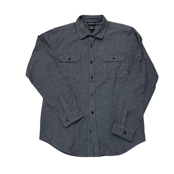 Burton Other - BURTON Men's Burton Brighton Premium Flannel Size M In Gray Heather